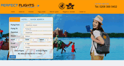 Desktop Screenshot of perfectflights.co.uk
